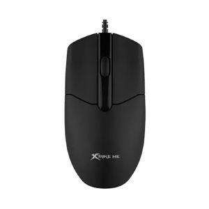 Компьютерная мышка проводная USB XTRIKE GM-124BK 3 кнопки/1000DPI черная 1,25м - фото
