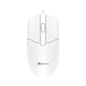 Компьютерная мышка проводная USB XTRIKE GM-124WH 3 кнопки/1000DPI белая 1,25м - фото