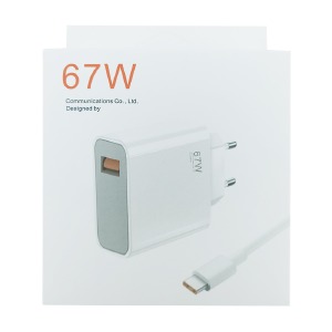 СЗУ Type-C Xiaomi MI 1USB/67W (NO L) белый - фото