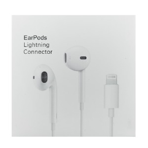 Hands Free iPhone Lightning EarPods (L) вкладыши белые  - фото