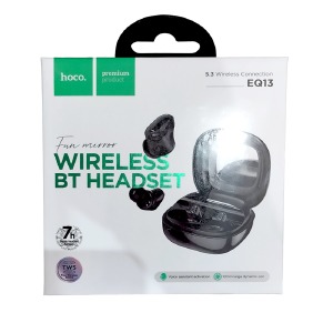 Hands Free Bluetooth Hoco EQ13 TWS/BT5.3/40mah/400mah черные (14)  - фото