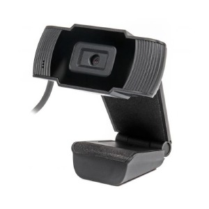 Веб-камера Maxxter WC-HD-FF-01 HD720p/5Mpx/Mic черная 1,5м - фото