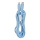 Кабель Type-C to Type-C Gerlax L40T 60W/QC3.0 силиконовый небесный 1,5м - фото 1