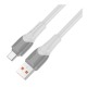 Кабель iPhone Lightning Hoco X106 12W/OD6.0 белый 2м (21) - фото 1