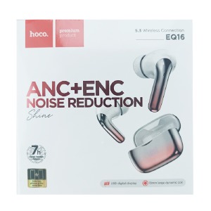 Bluetooth Air Pods Hoco EQ16 plus ANC/ENC/TWS/BT5.3/40mAh/320mAh/LED дисплей красные (14) - фото