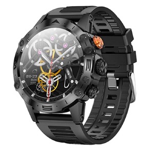 Смарт-часы (Smart watch) Hoco Y20 (укр.мова/BT5.1/RAM128Mb/call/LCD1.53"/IP68/300mAh) черные - фото