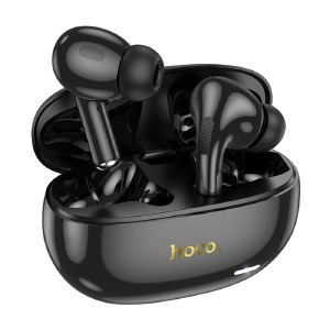 Bluetooth Air Pods Hoco EW60 plus ANC/TWS/BT5.3/30mAh/300mAh чорні (20) - фото
