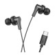 Hands Free Type-C Hoco M114 черные 1,2м (31) - фото 1