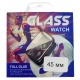 Стекло защитное Apple Watch 45mm (S7/S8/S9 series) 2.5D Full Glue черное в упак. - фото 1