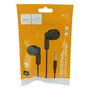 Hands Free 3.5 Hoco M121 черные 1,2м - фото