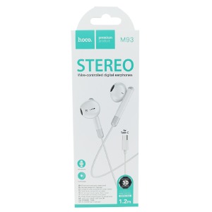 Hands Free Type-C Hoco M93 белые 1,2м - фото