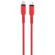 Кабель iPhone Lightning Hoco X59 2.4A тканевой красный 2м (33) - фото 1