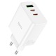 Блочек USB Hoco C126A 1USB/QC3.0/2PD40W белый (23) - фото 1