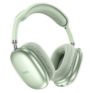 Hands Free большие Bluetooth Hoco W35 Air Triumph BT5.3/TFcard/AUX/mic/400mAh/Airpods Pro Max design зеленый - фото