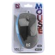 Компьютерная мышка проводная USB Defender MM-340 3 кнопки/1000DPI блистер черно-синяя 1,35м - фото 1