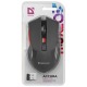 Компьютерная мышка беспроводная Defender Accura MM-275 6 кнопок/USB 2.4GHz/800-1600DPI блистер черно-красная - фото 1