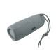 Колонка Gerlax GS-28 10W/LED/BT5.3/USB/AUX/microSD/FM/1200mAh/TWS 13x13x17см серая - фото 1