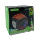 Колонка Gerlax GS-27 7W/LED/BT5.3/USB/AUX/microSD/FM/1200mAh/TWS 9x9x9см черная - фото 3