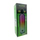 Колонка Gerlax GS-26 14W/LED/BT/USB/AUX/microSD/FM/3000mAh 8x8x25см черная - фото 2