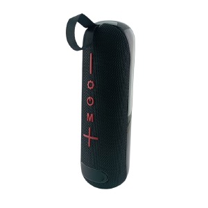 Колонка Gerlax GS-26 14W/LED/BT/USB/AUX/microSD/FM/3000mAh 8x8x25см черная - фото