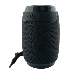 Колонка Gerlax GS-17 5W/LED/BT5.3/USB/AUX/microSD/FM/1200mAh 8x8x12см черная - фото