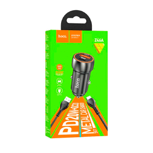 АЗУ Type-C Hoco Z46A 3A/1USB/QC3.0/PD20W серое (13) - фото