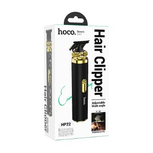 Триммер для бороды Hoco HP22 аккумуляторный/3 насадки черный - фото