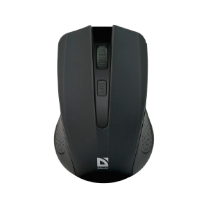 Компьютерная мышка беспроводная Defender Accura MM-935 4 кнопки/USB 2.4GHz/800-1600DPI блистер черная - фото