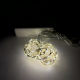 Гирлянда на медной проволке штора 3х3м LED/работает от USB/пульт/теплый белый тех.пак (гарантия 1нед.) - фото 1