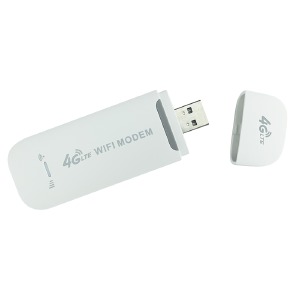 4G модем LTE (150Mbps/Aero2/HSPA+/HSPA/4G/3G+Wi-Fi/работает от блочка и PoweBank) белый - фото