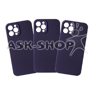 Накладка FULL PROTECTION iPhone 16 Pro Max "Soft touch" Original Elderberry (69) лого - фото