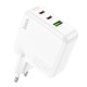 Блочек USB Hoco C115A 3A/1USB/18W/QC3.0/2PD65W белый (18) - фото 1