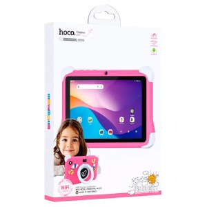 Детский планшет Hoco HI10 8 inch RAM 3Gb/ROM 32Gb/Wi-Fi 2.4G/5G/BT 5.0/Android 14 розовый (20) - фото