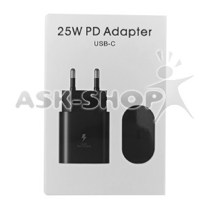 Блочек PD Type-C Samsung PD25W (NO L) черный - фото
