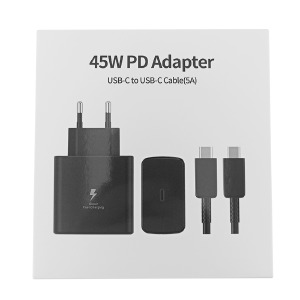 СЗУ Type-C to Type-C Samsung 5A/PD45W (NO L) черный - фото