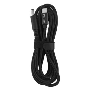 Кабель для ноутбука PD to 4.5x0.6 (DELL) 100W БЕЗ БЛОКА/прямой 1,2м - фото