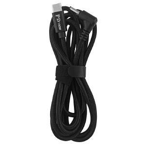 Кабель для ноутбука PD to 3.0x1.1 100W БЕЗ БЛОКА/угловой 1,2м - фото