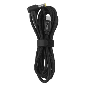 Кабель для ноутбука PD to 5.5x2.5 100W БЕЗ БЛОКА/угловой 1,2м - фото