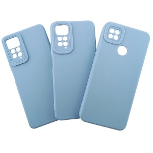 Силикон Smitt Xiaomi Redmi 14C 4G/Redmi A4/Poco C75 голубой тех.пак - фото
