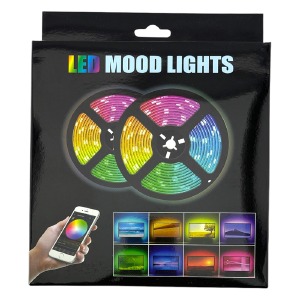LED лента 5050 RGB/16 colors/5м/от USB/управление через телефон/пульт (100) - фото