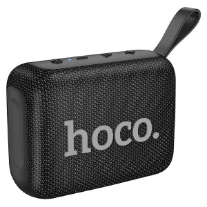 Колонка Hoco HC28 8W/BT5.4/USB/AUX/microSD/FM/1200mAh/TWS 12,5х9,5х5,4см черная - фото