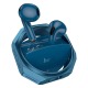 Bluetooth Air Pods Hoco EW70 TWS/BT5.4/35mAh/300mAh/вкладыши синие - фото 1