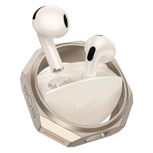 Bluetooth Air Pods Hoco EW70 TWS/BT5.4/35mAh/300mAh/вкладиші золоті - фото