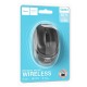 Компьютерная мышка беспроводная Hoco GM34 4 кнопки/BT3.0+5.2/USB 2.4GHz/800-1600DPI блистер черно-серая - фото 1