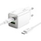 СЗУ Type-C to Type-C Hoco N46 3A/1USB/QC3.0/PD20W/GaN белый 1м  - фото 1