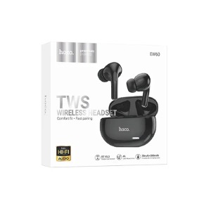 Bluetooth Air Pods Hoco EW60 ANC/TWS/BT5.3/30mAh/300mAh черные (20) - фото