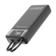 Power bank/Павербанк 20000mA Konfulon A39Q USB22.5W/PD20W/cable Type-C to Type-C 22.5W and Lightning 15W (input Type-C 18W) черный - фото 1