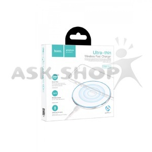 Беспроводная зарядная станция Hoco CW6 Pro белая 15w - фото