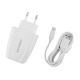 СЗУ Type-C Gerlax GA-26 3.4A/3USB белый 1м - фото 1