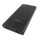 Power bank/Павербанк 10000mA Gerlax P115 3A/2USB (input Type-C) черный - фото 1